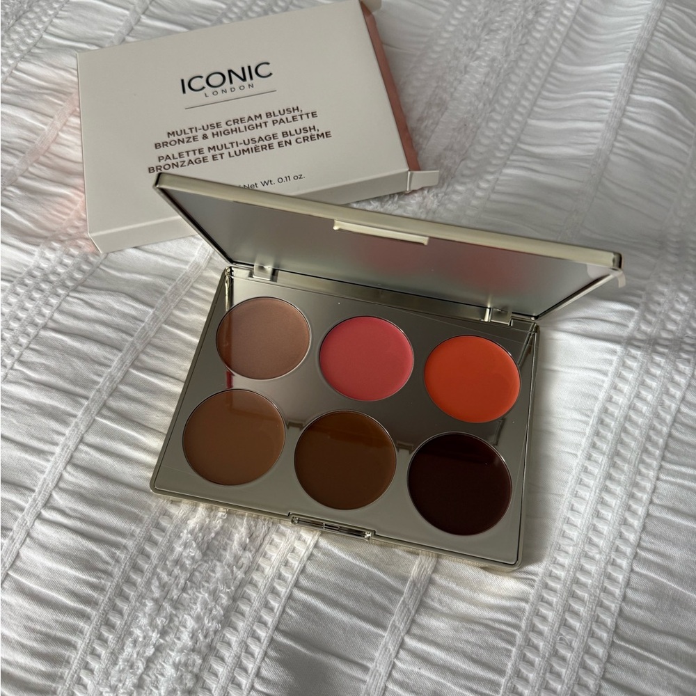 ICONIC London Multi-Use Blush and Highlight Palette